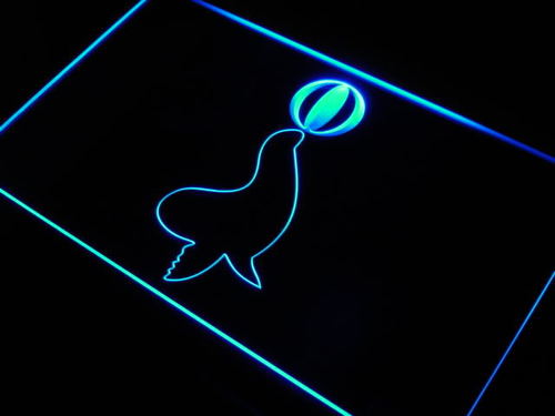 SEAL Ocean Animals Gift Decor Neon Light Sign